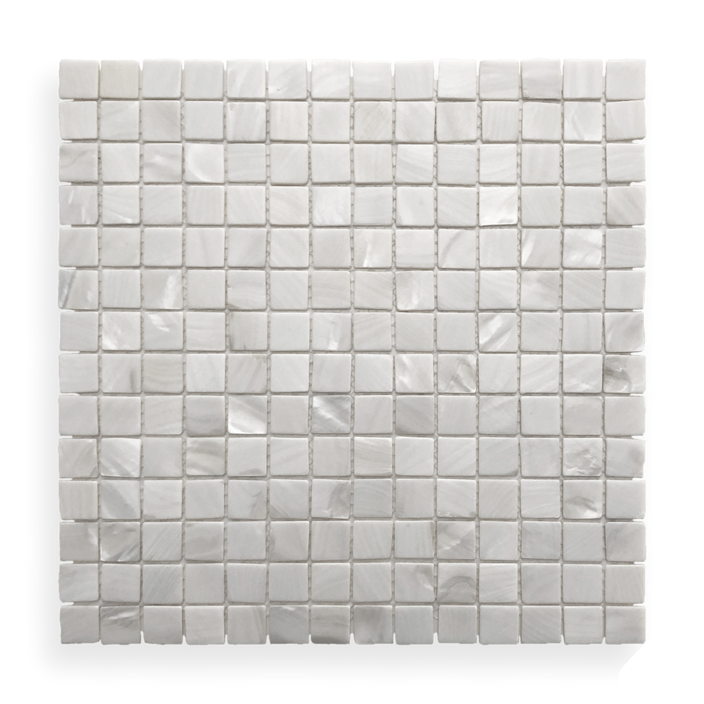 MOTHER OF PEARL MOSAIC BIANCA SQUARE