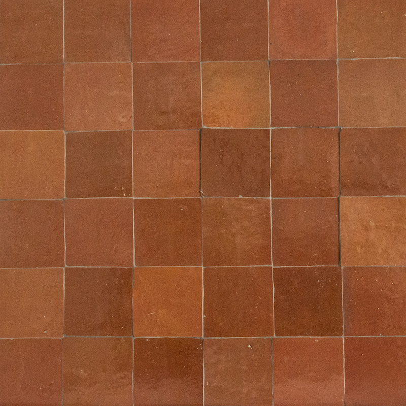 MOROCCAN ZELIGE RUST TERRACOTTA
