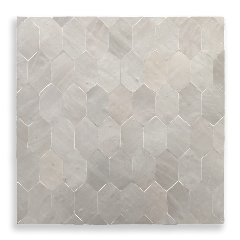 MOROCCAN LONG HEXAGON BIANCA CASA