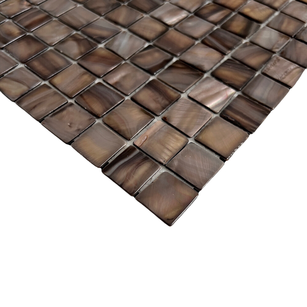 MOTHER OF PEARL MOSAIC COPPER SQUARE
