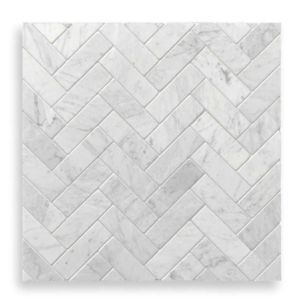 CARRARA TUMBLED HERRINGBONE