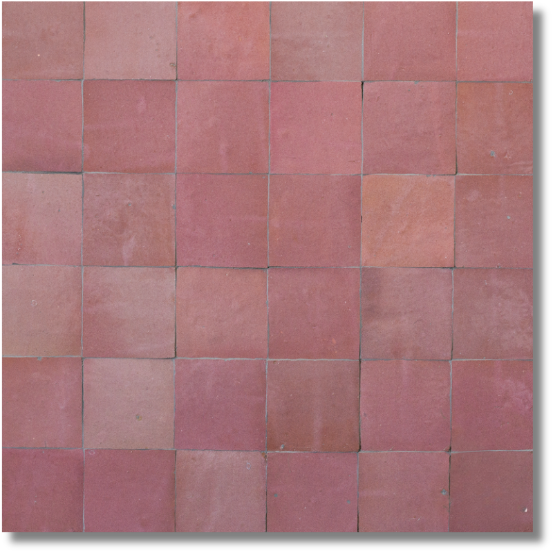 MOROCCAN ZELIGE CERISE TERRACOTTA