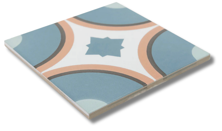 GRANADA CIRCOLO BLUE 150X150MM TILE