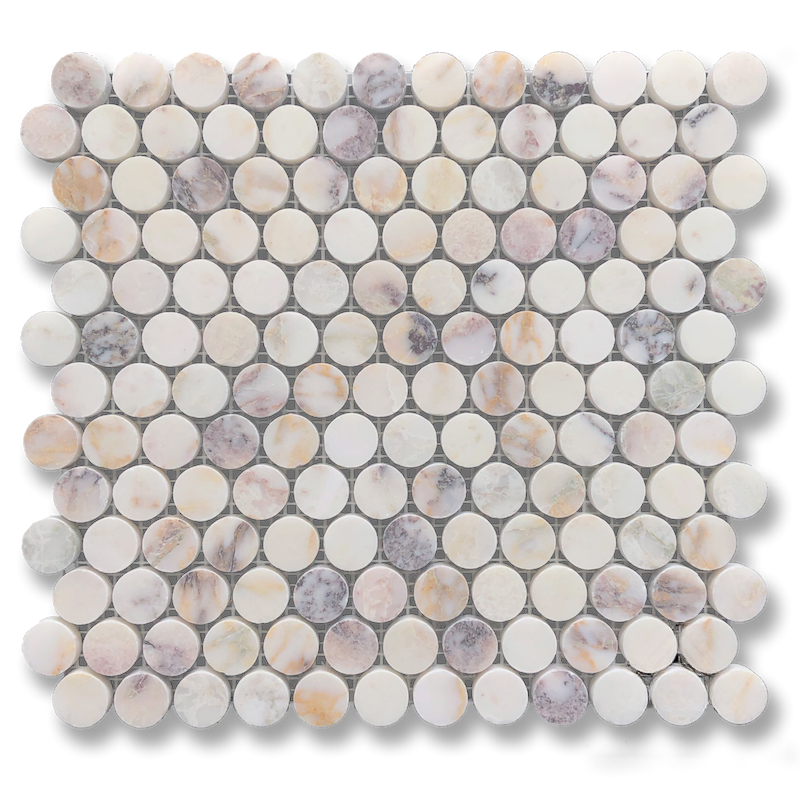 VIOLA ORO MARBLE PENNY ROUND