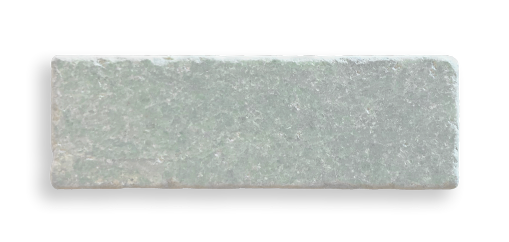 MING GREEN TUMBLED TILE 200X65MM