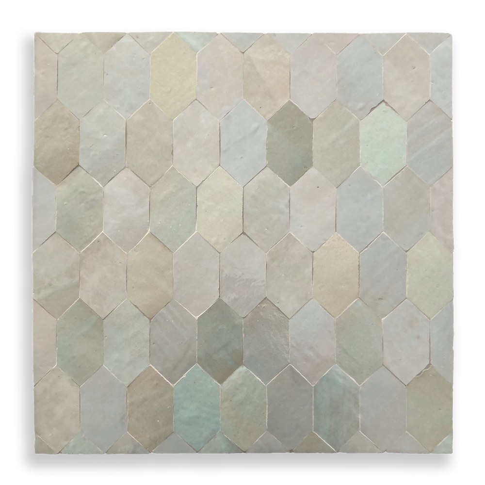 MOROCCAN LONG HEXAGON SAGE