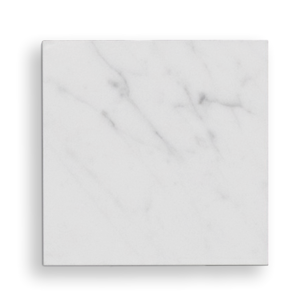 CARRARA C HONED TILE 98X98MM