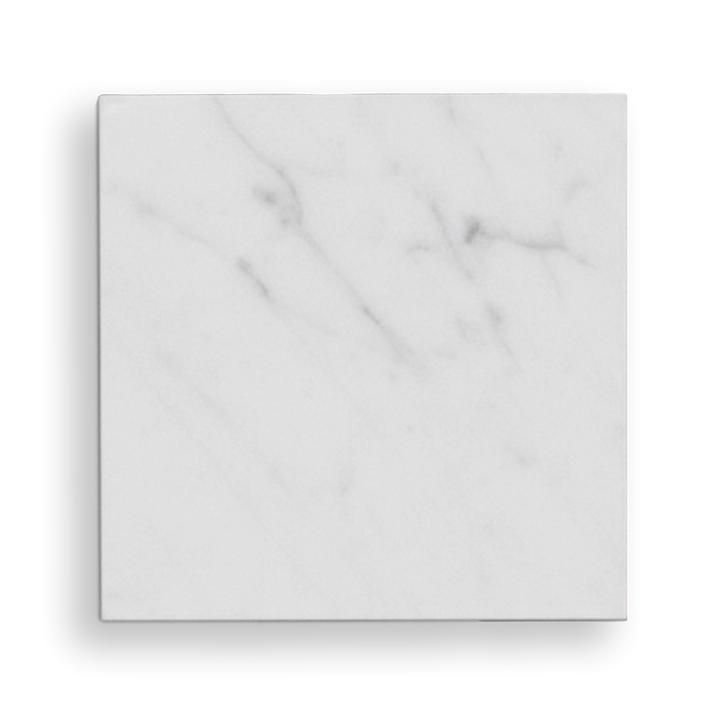 CARRARA C HONED TILE 98X98MM