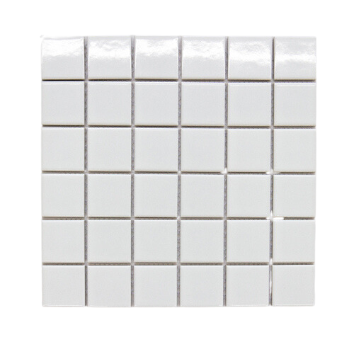 WHITE GLOSS 50X50 MOSAIC