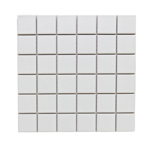 WHITE MATT 50X50 MOSAIC