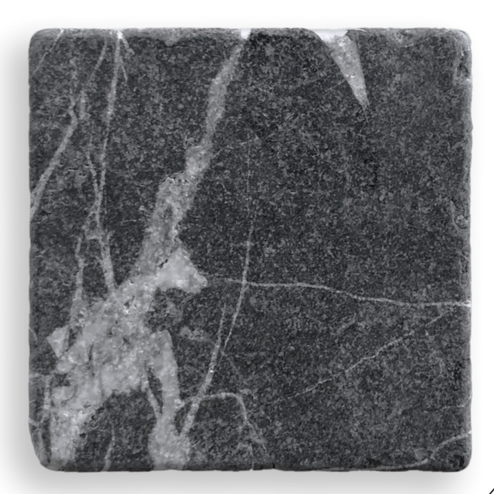 NERO MARQUINA TUMBLED STONE 98X98MM