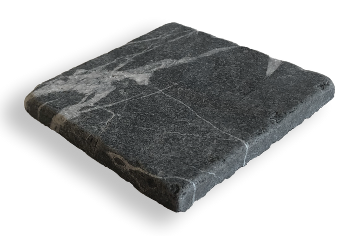 NERO MARQUINA TUMBLED STONE 98X98MM
