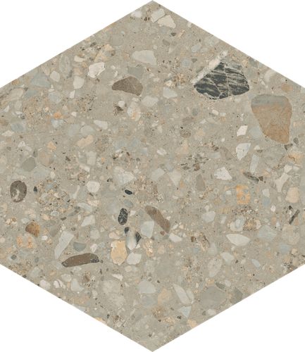 CHIKAMU GREIGE HEXAGON