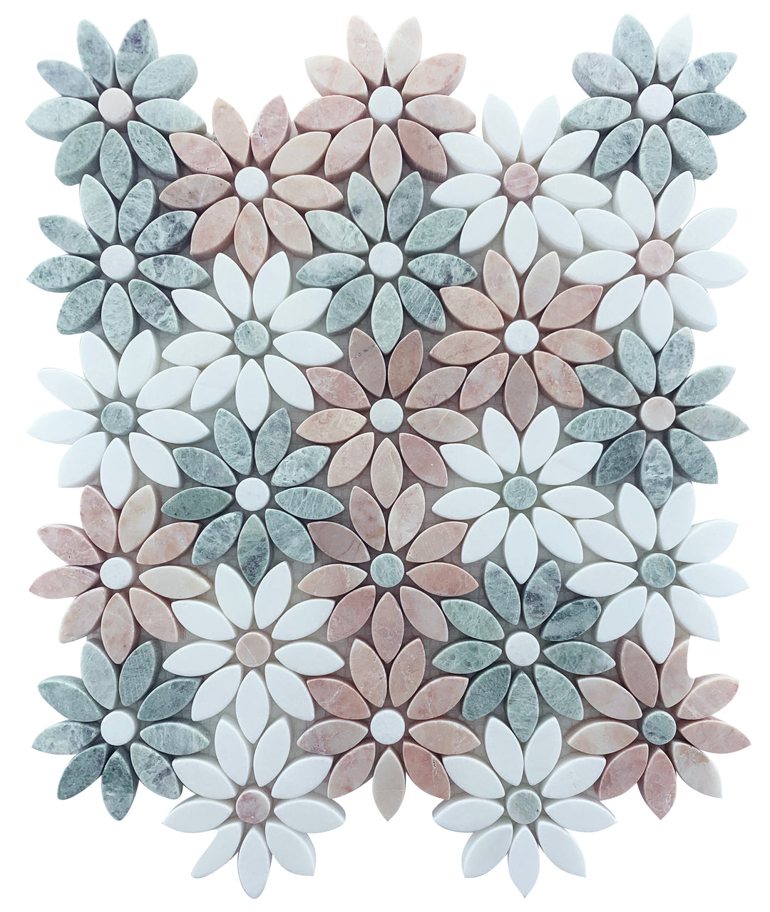 DAISIES TUMBLED MOSAIC