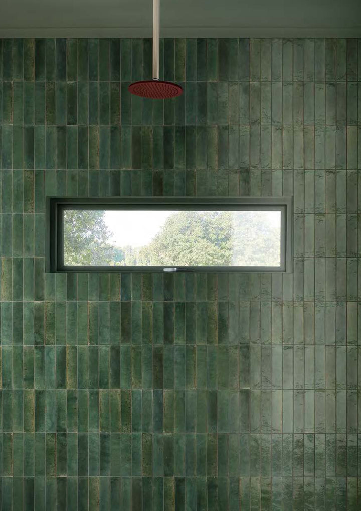 ARENDAL GREEN GLOSS 60X240 WALL TILE
