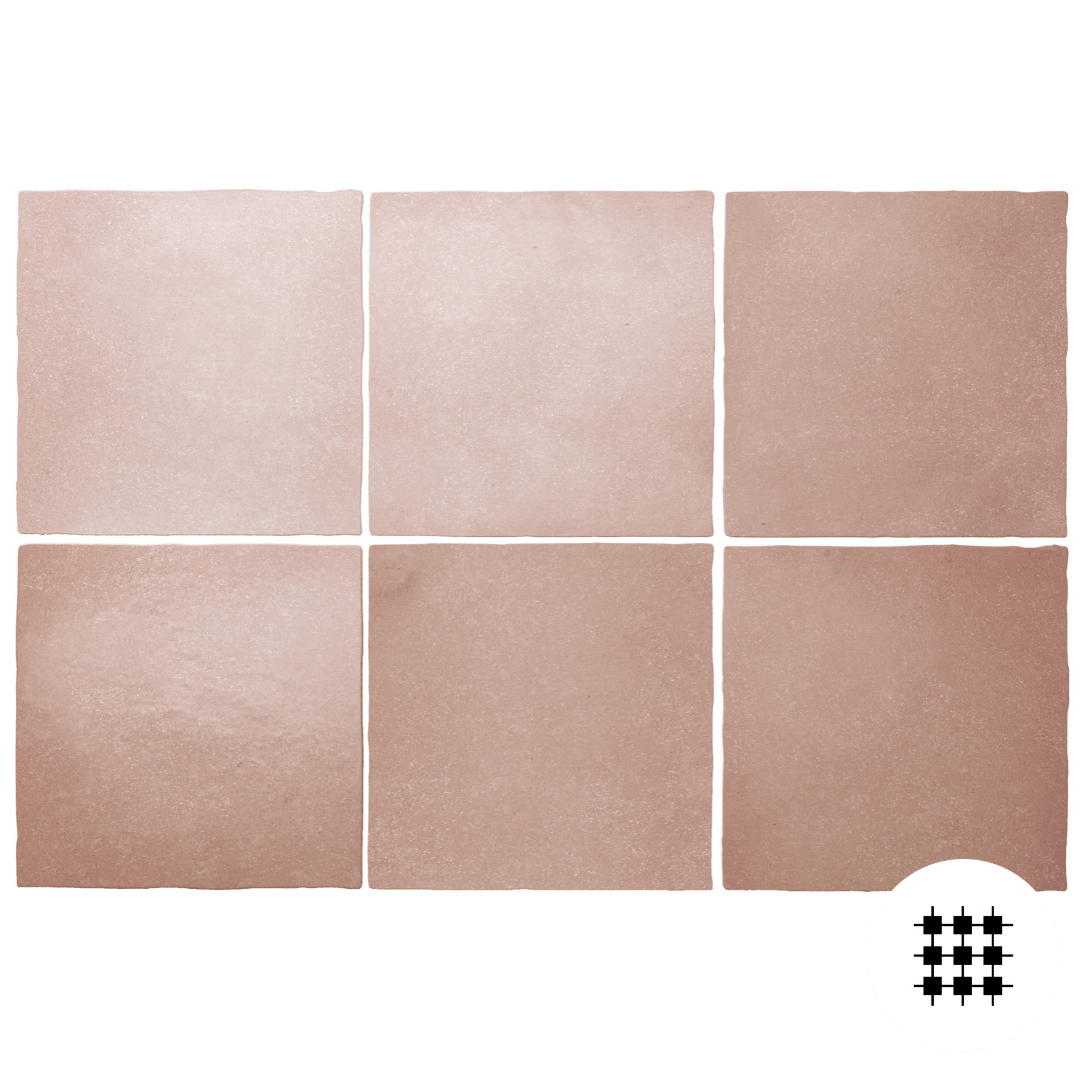MARGOT CORAL PINK MATT 132X132MM