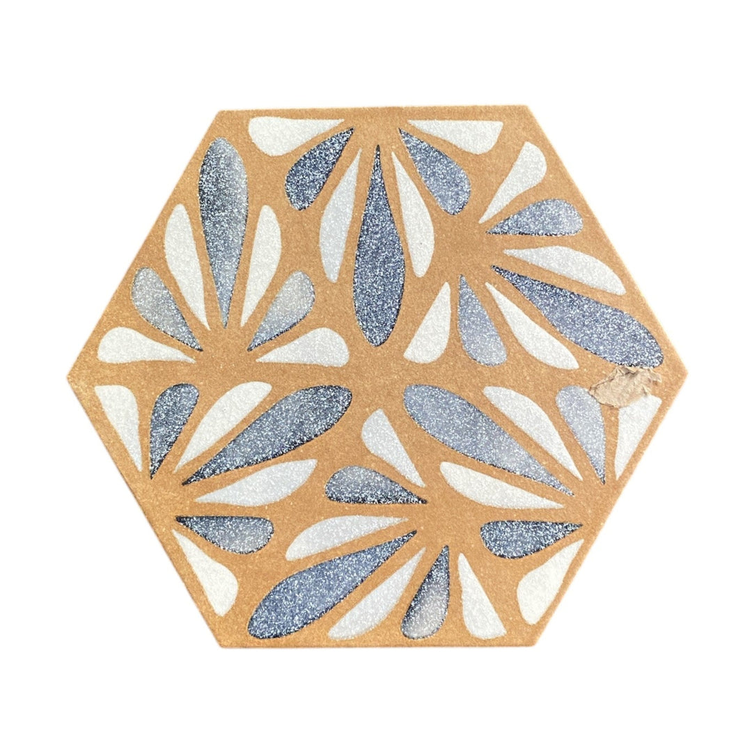 TERRASSA PETALO BLU HEX