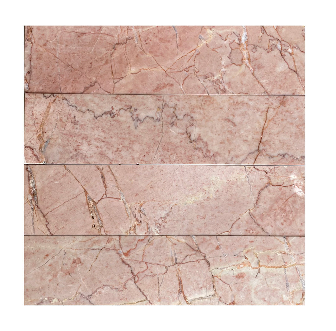 ROSA CREMA TUMBLED MARBLE SUBWAY