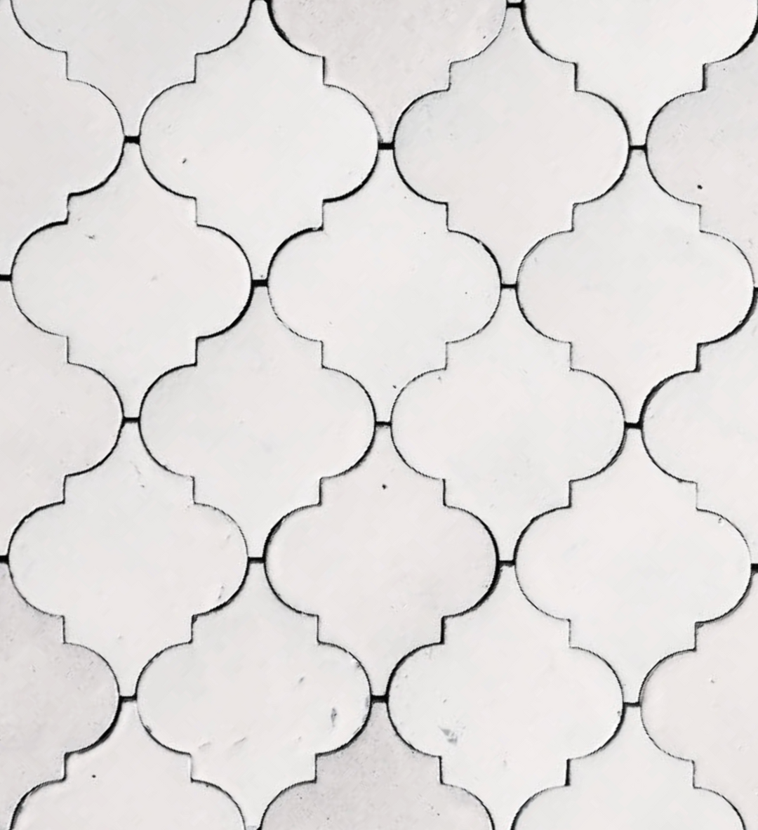 GAIA SNOW ARABESQUE - GLAZED TERRACOTTA TILES