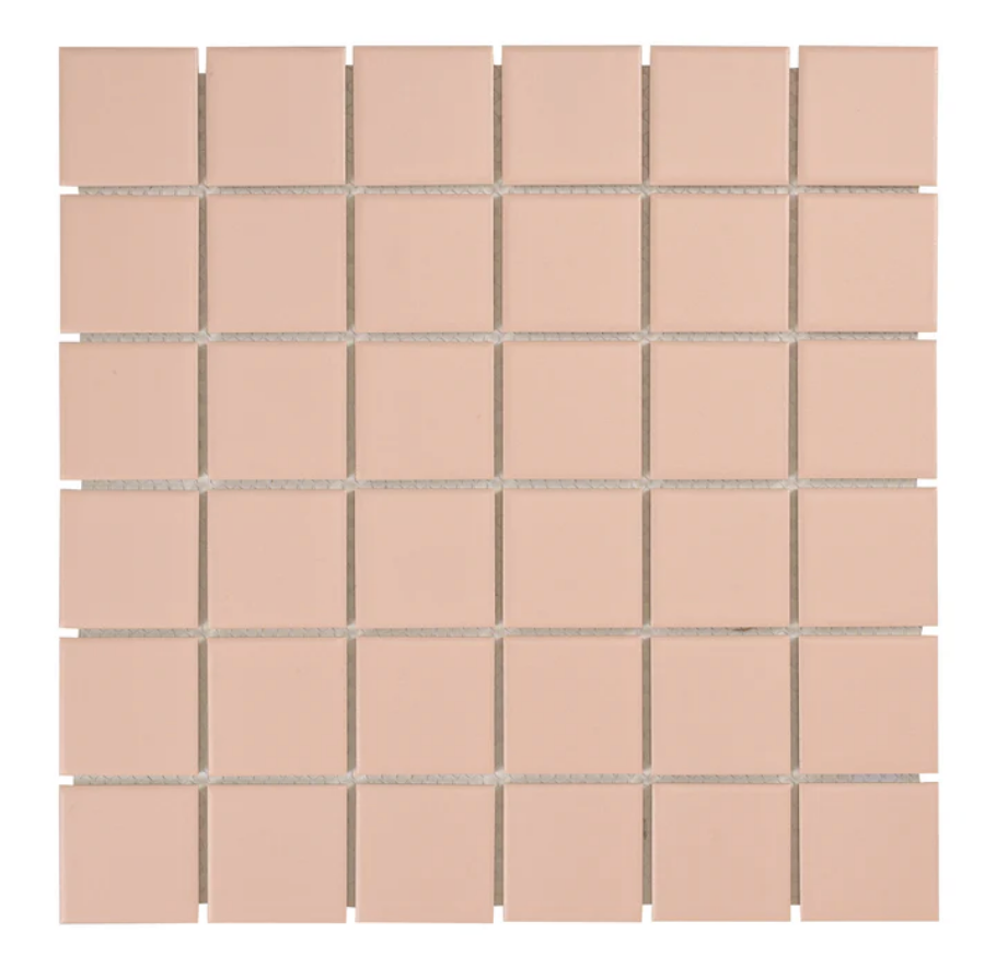 MATRIX 48MM SQUARE BLUSH MOSAIC 306X306X6MM