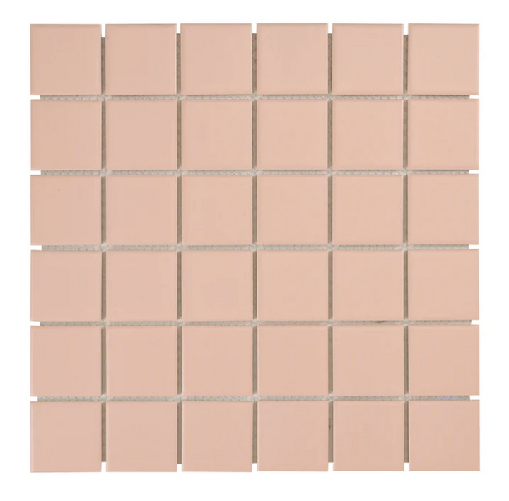 MATRIX 48MM SQUARE BLUSH MOSAIC 306X306X6MM