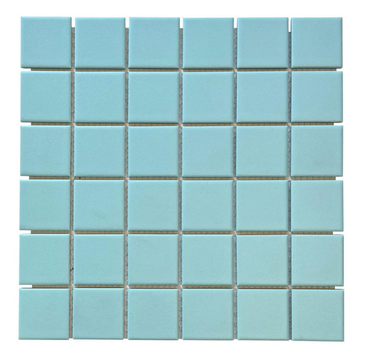 MATRIX 48MM SQUARE DUCK EGG MOSAIC 306X306X6MM