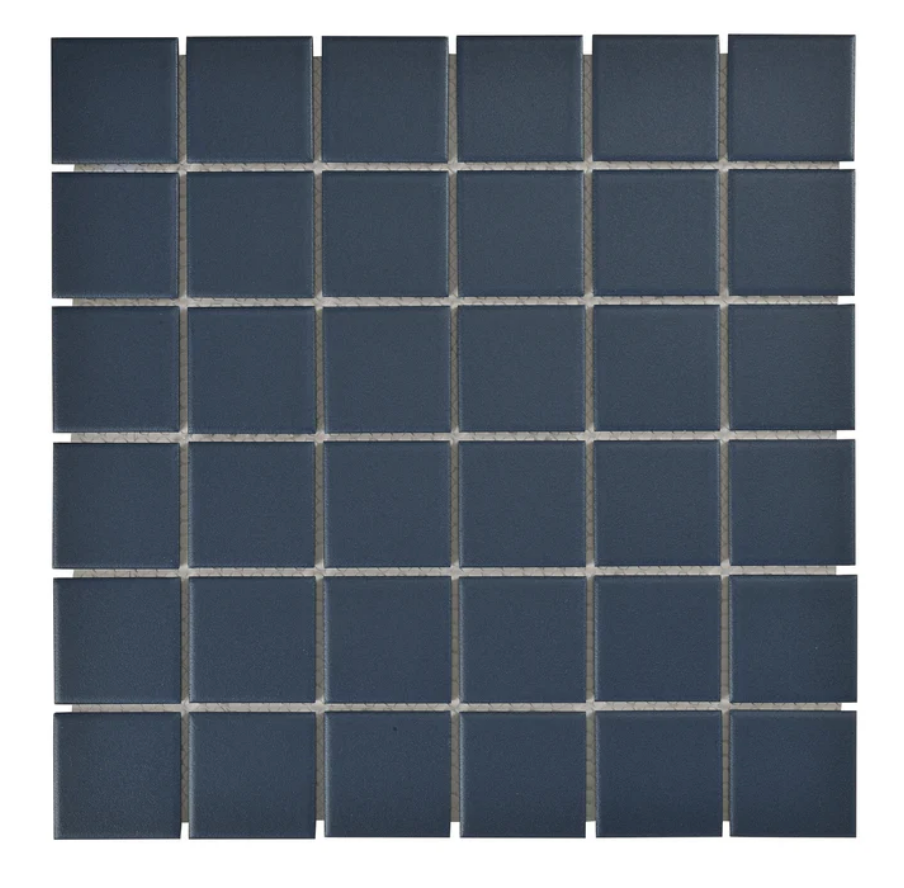 MATRIX 48MM SQUARE BLUE MOSAIC 306X306X6MM