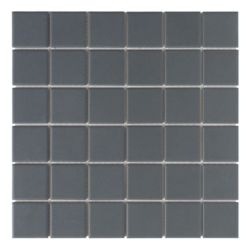 MATRIX 48MM SQUARE BLACK MOSAIC 306X306X6MM