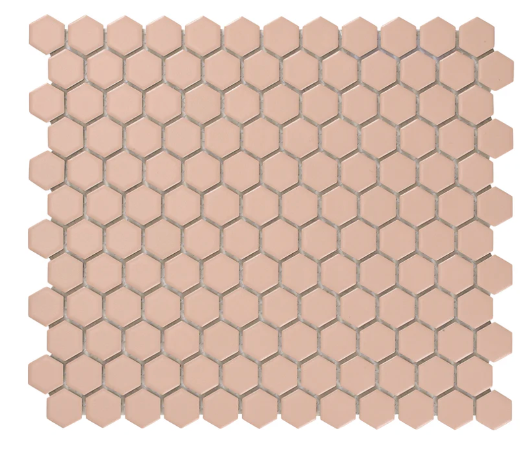 MATRIX HEXAGON BLUSH MOSAIC