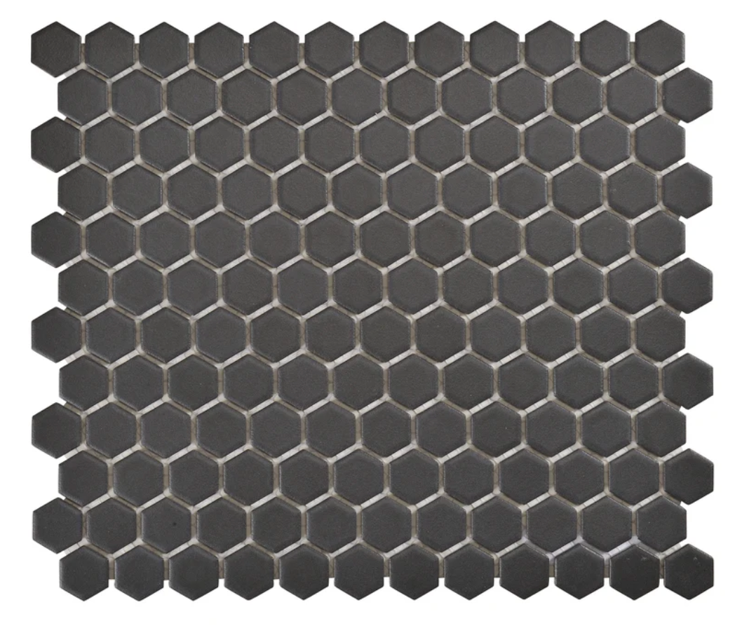 MATRIX HEXAGON BLACK MOSAIC