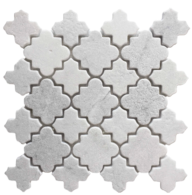 LUXOR TUMBLED CARRARA MOSAIC