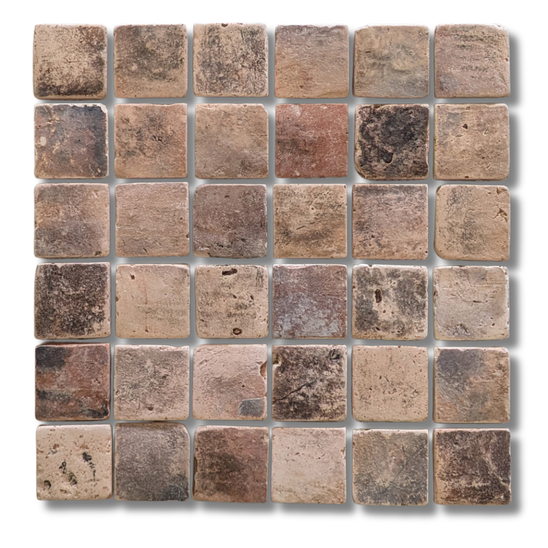 CEFALU RUSTIC TERRACOTTA MOSAIC
