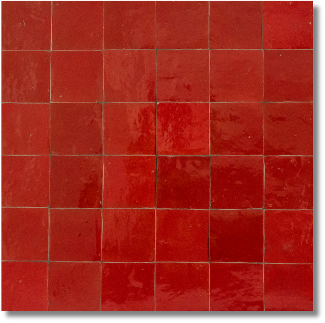 MOROCCAN ZELIGE CHILLI TERRACOTTA