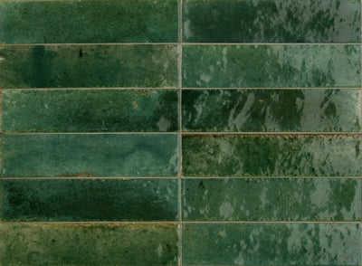 ARENDAL GREEN GLOSS 60X40 WALL TILE