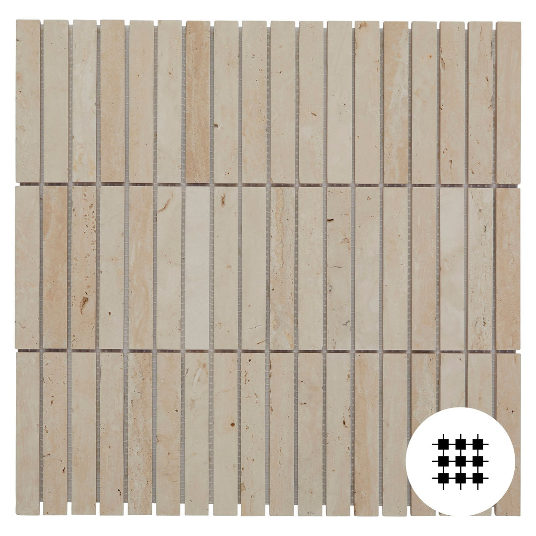 TRAVERTINE CLASSICO HONED STACKBOND