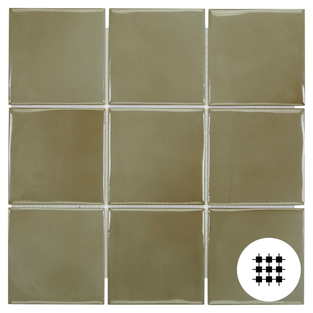 REBEL MOSS GLOSS WALL TILE