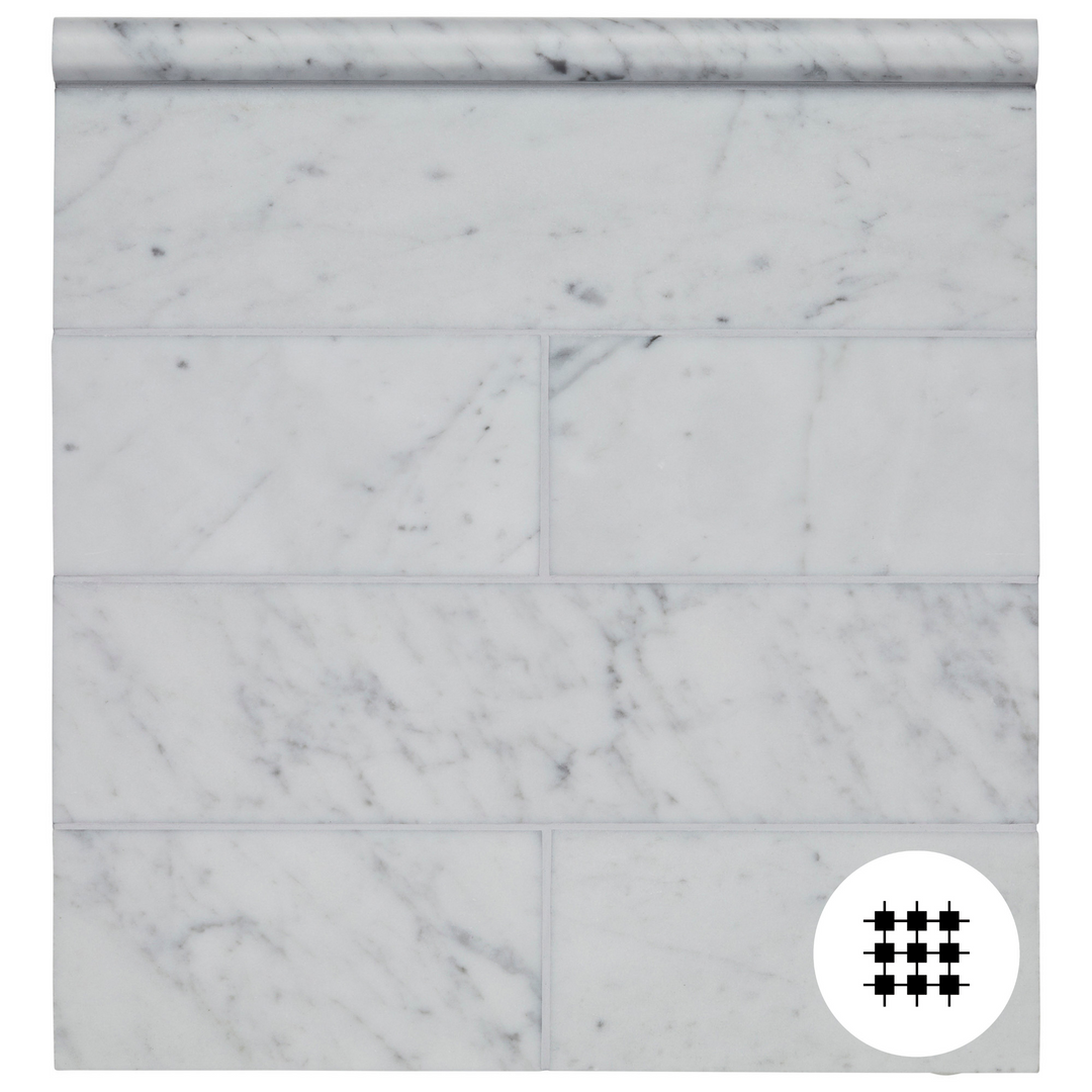 CARRARA C HONED SINGLE TILE