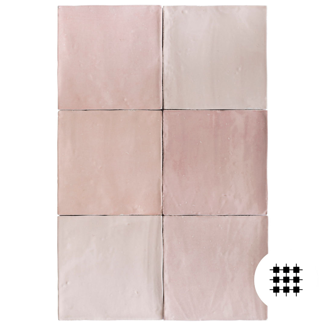 BLUSH ZELIJ WALL TILE