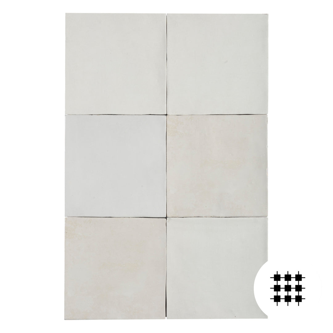 CHALK ZAFFRON GLOSS WALL TILE