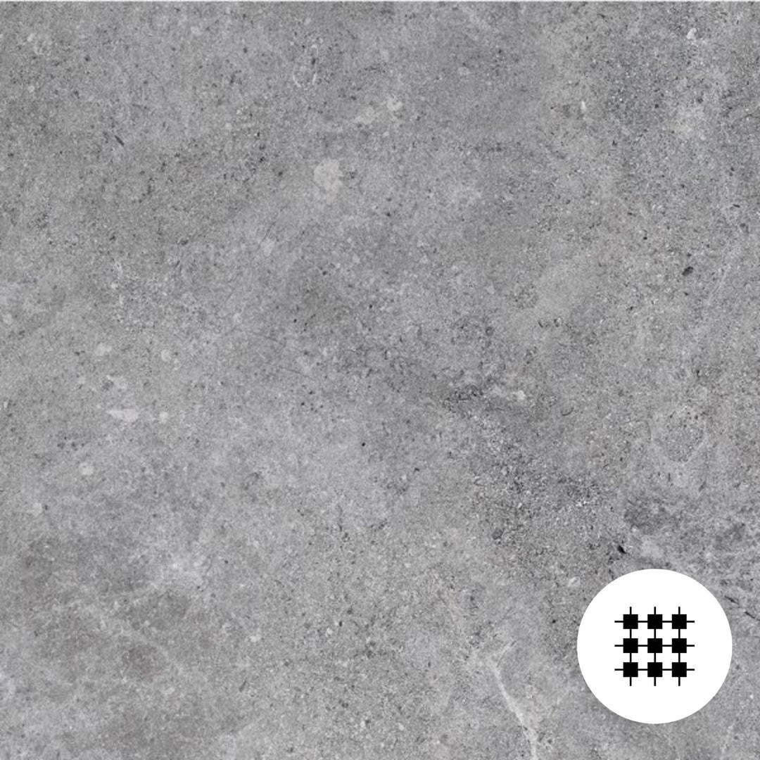 LINDEN GREY MATT RECT 595X595X10MM