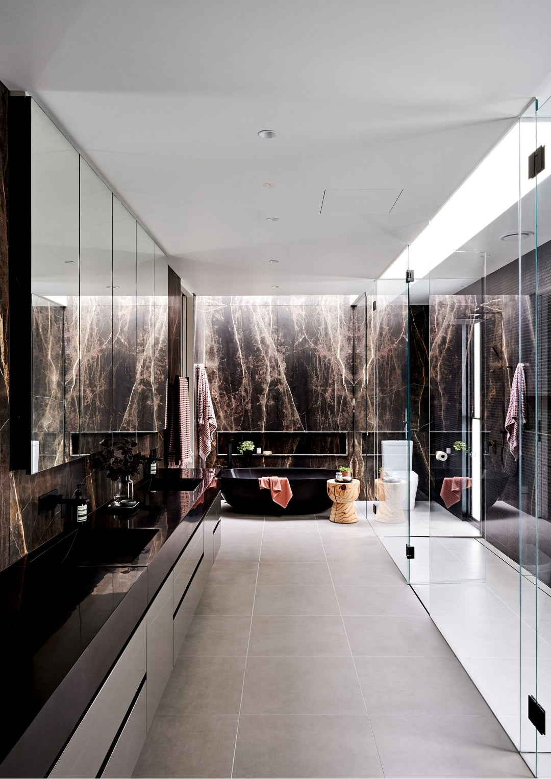 Deborah Schmideg has created a Stunning Top 50 Rooms Master Ensuite for Australian House and Garden