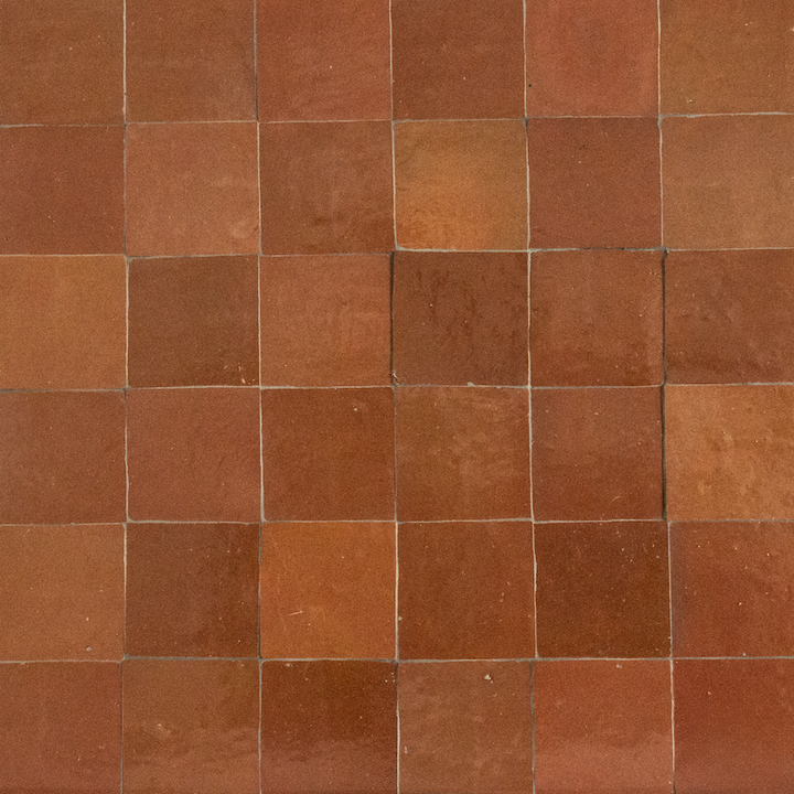 MOROCCAN ZELIGE RUST TERRACOTTA
