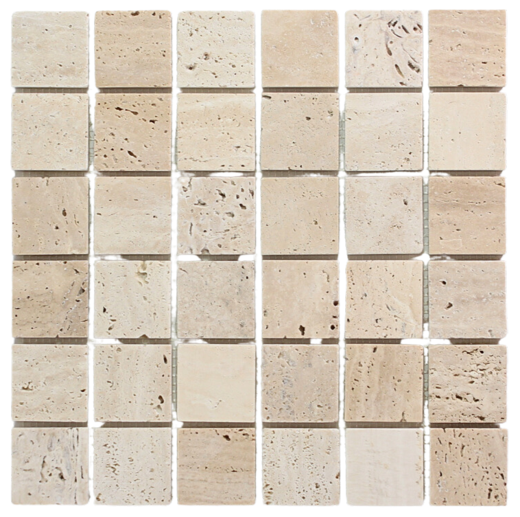 TRAVERTINE SQUARE MOSAIC
