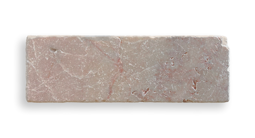 ROSA MARBLE TUMBLED TILE 200X65MM