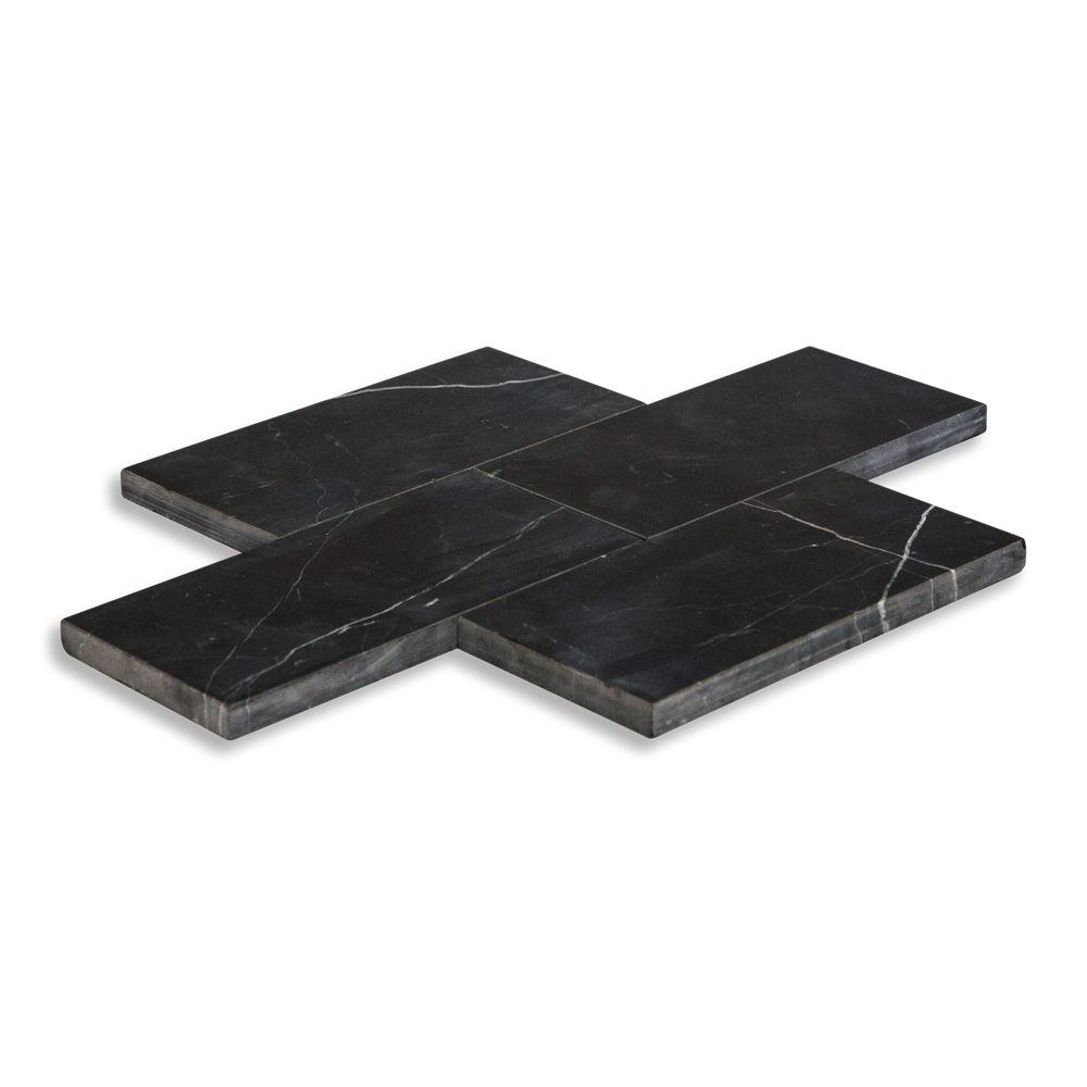 NERO MARQUINA HONED SUBWAY TILE