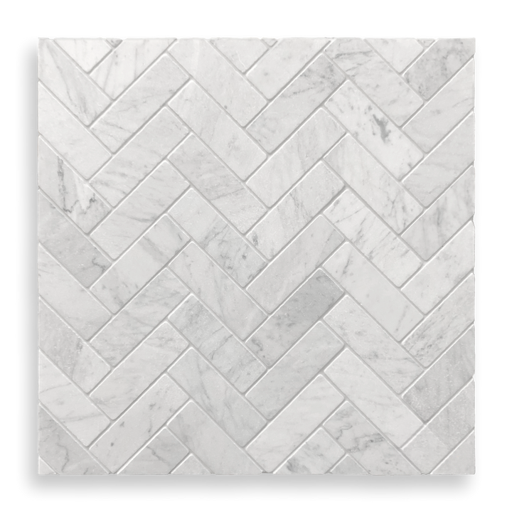 CARRARA TUMBLED HERRINGBONE