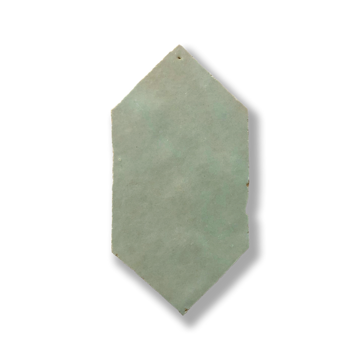 MOROCCAN LONG HEXAGON SAGE
