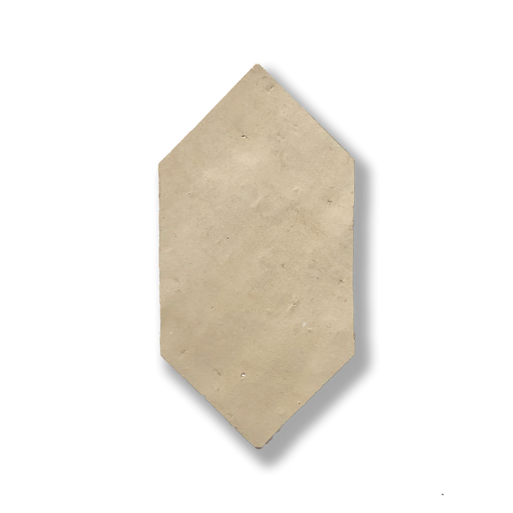 MOROCCAN LONG HEXAGON CLAY NATURAL COTTO