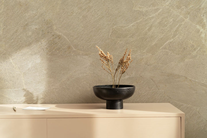 TERRINA OCHRE GLAZED PORCELAIN 600X600MM