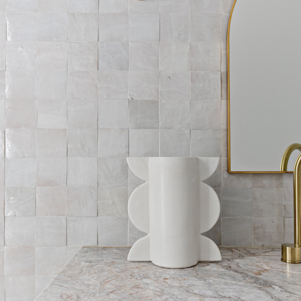 MOROCCAN ZELIGE LILY TERRACOTTA